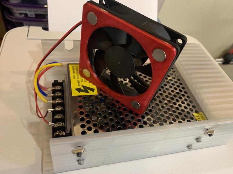 Magnetic 80x80 Cooling Fan Adapter - OpenBuilds PSU Power Supply