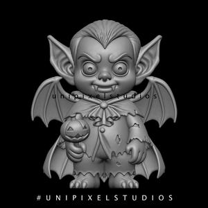Holloween Dracula 3D pirnt STL