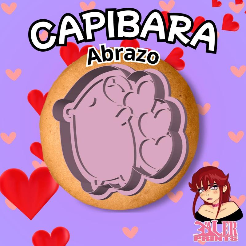 Capibara Valentine's Day Hugs