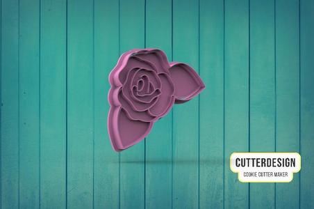 Red Rose Cookie Cutter M2