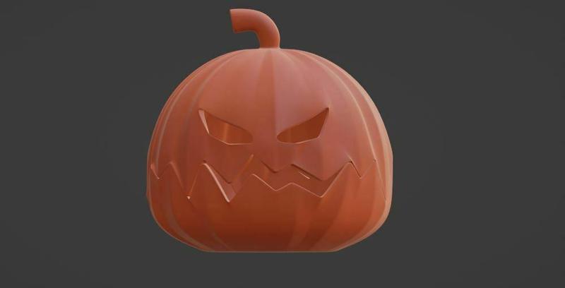 Red Pumpkin Hallowen creep