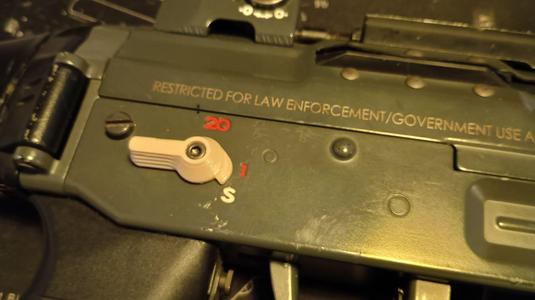 ICS SIG 552 Selector lever.