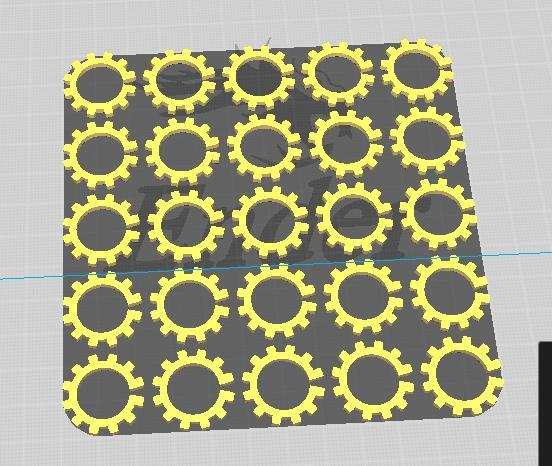 Gear Stitch Marker Crochet Knit