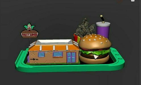 krusty burger complete pack