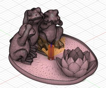 Three Wise Frogs incense