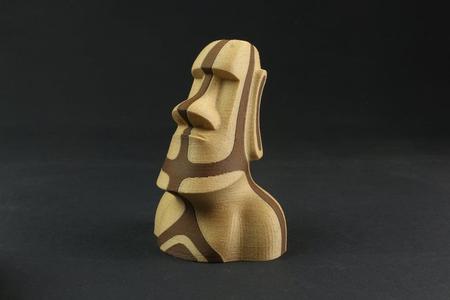 Easter Island Moai - Dual extrusion style