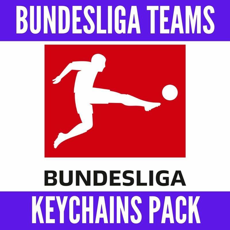 Bundesliga Teams Keychains Pack