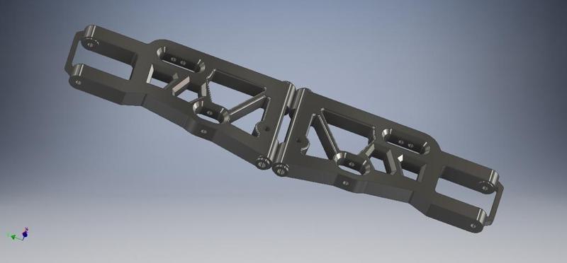 LRP S8 Rebel BX front lower suspension arms