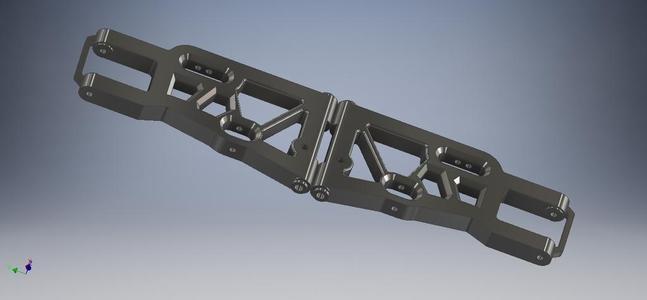 LRP S8 Rebel BX front lower suspension arms