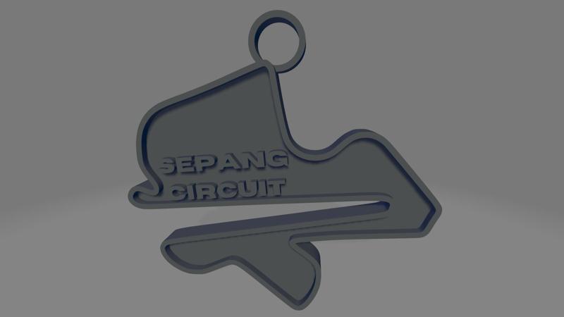 Sepang Circuit Keychain