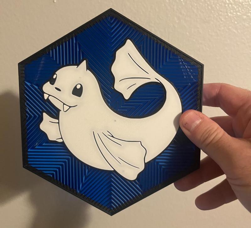 #87 Dewgong Hex Wall Art