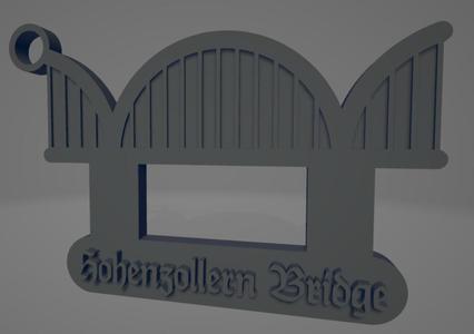 Hohezollern Bridge keychain