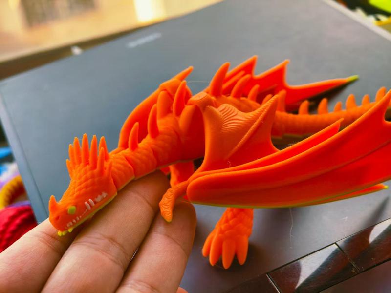 How to Train Your Dragon Thunder Dragon, printable by A1 mini, no supports