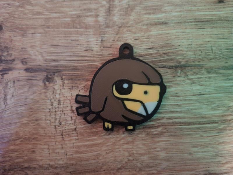 Castle Crashers Hawkster Keychain