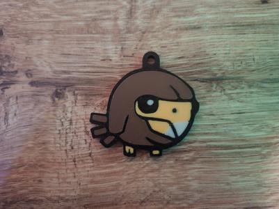 Castle Crashers Hawkster Keychain