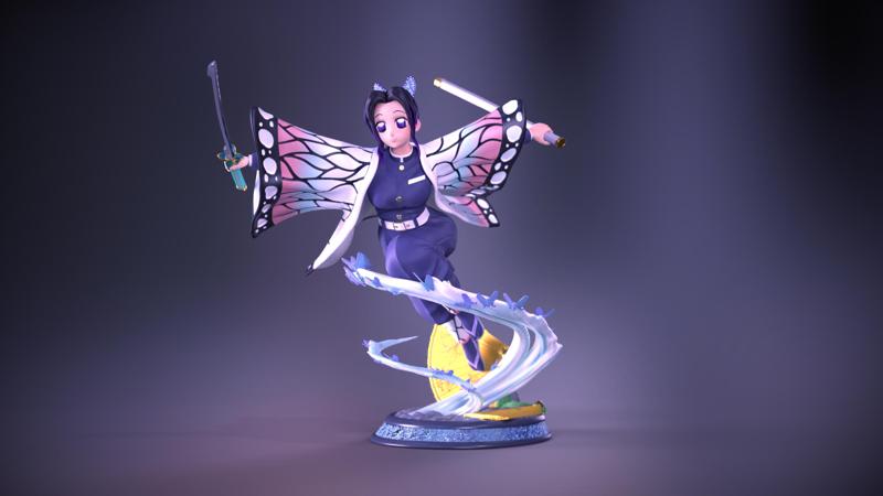 Demon Slayer Shinobu Kocho 3d print model