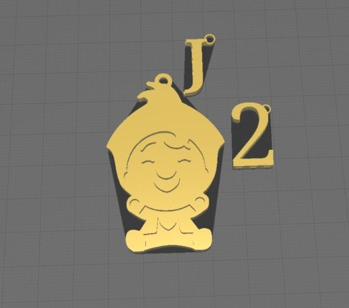 Plim Plim Clown Key Ring