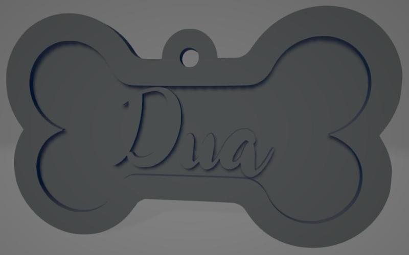 Bicolor Dog Collar "Dua" - Collar bicolor para perro "Dua"