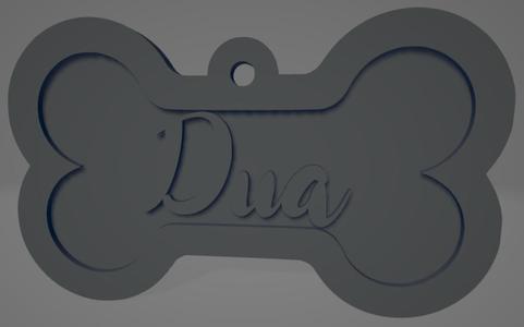 Bicolor Dog Collar "Dua" - Collar bicolor para perro "Dua"