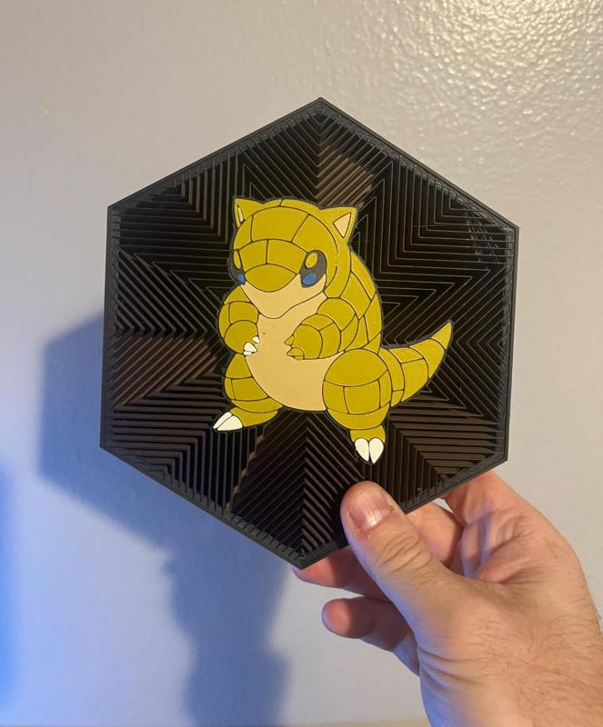 27 Sandshrew Hex Art