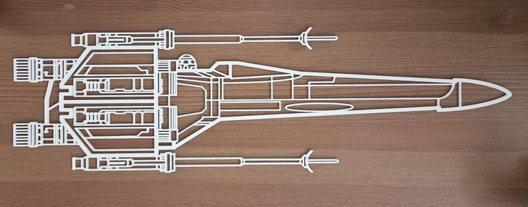 X-Wing Wallart 