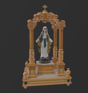 VIRGIN WITH ALTAR