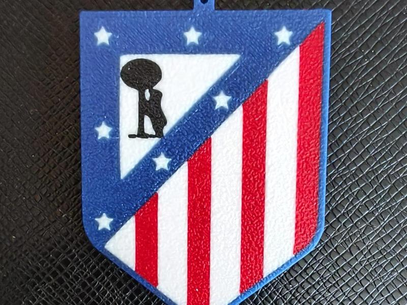 Atletico Madrid Keychain