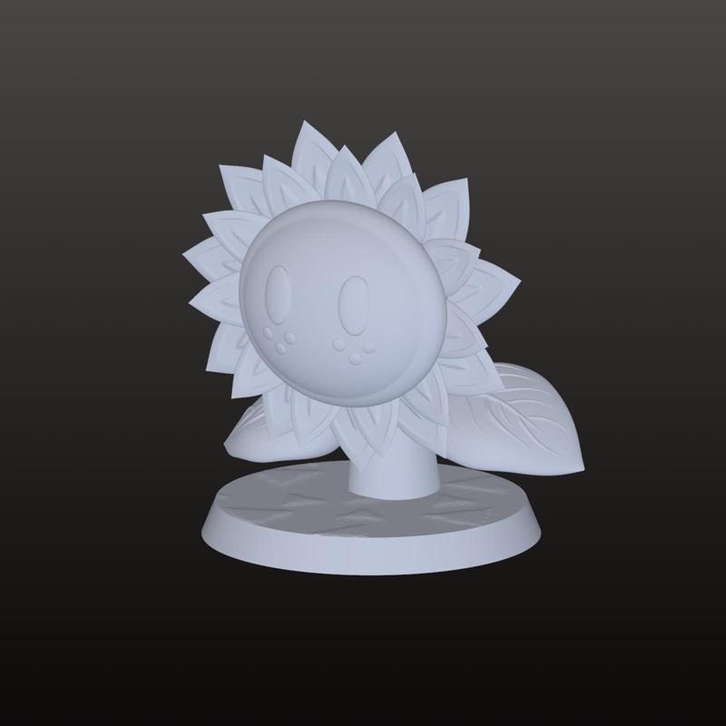 Sunflower inspired by Mario Sunshine