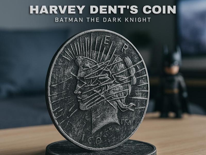 Harvey Dent's Coin Batman The Dark Knight