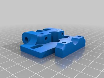 Hypercube Evolution Idler/Pulley Mounts Redesigned 12mm Rods