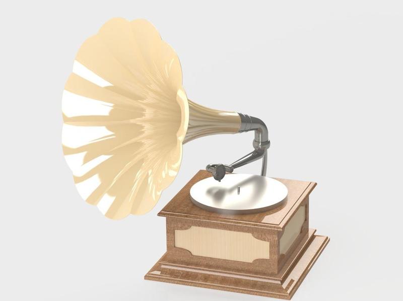 Phonograph/gramophone/grafonola replica