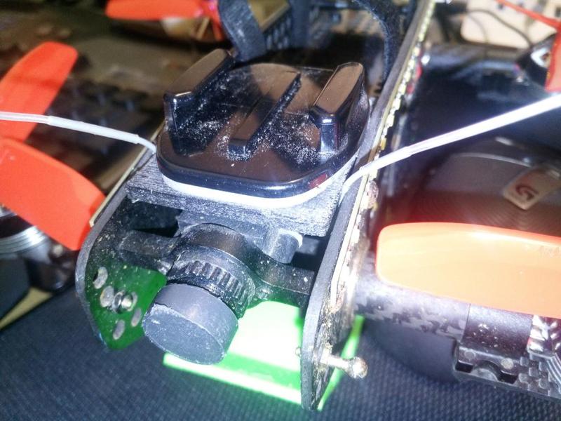 GoPro mount for Eachine racer 180