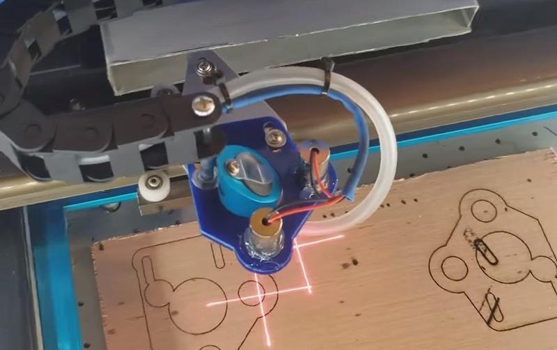 K40 Laser Dual Red Line Visible Laser Bracket