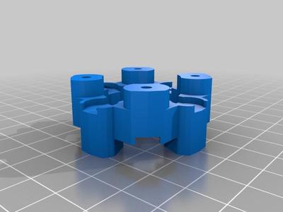 Vibration Damping/Isolating Motor Mount 6DoF For 22xx Brushless Motor (Flexible Filament)
