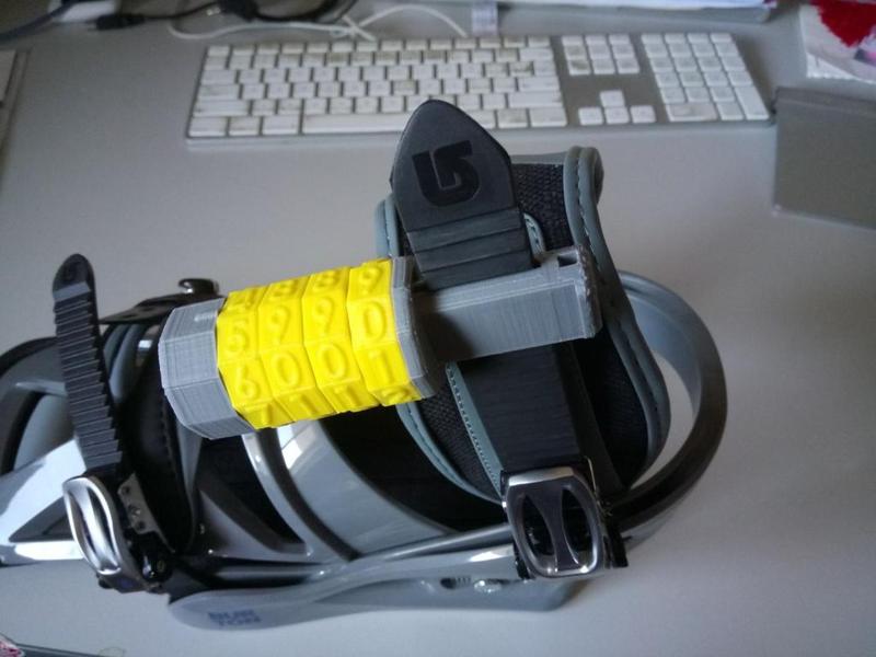 Snowboard Binding Strap Lock Cryptex