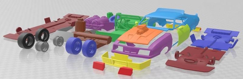 Ford Falcon 1973 Mad Max Interceptor Printable Car