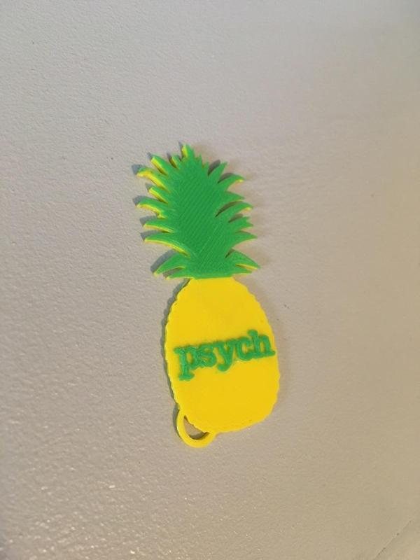 Psych Keychain