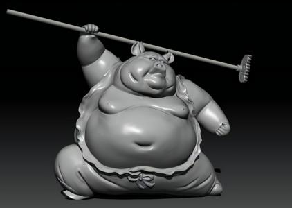 Zhu Bajie 3D model