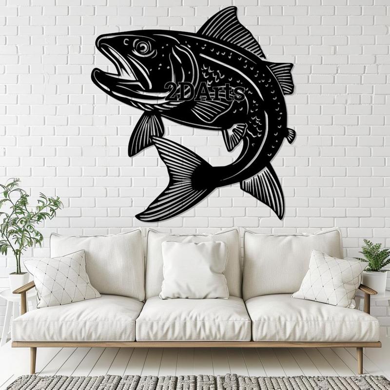 Trout 2D Wall Art/Window Art
