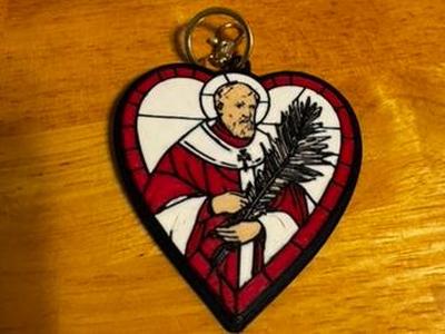 Saint Valentine Keychain