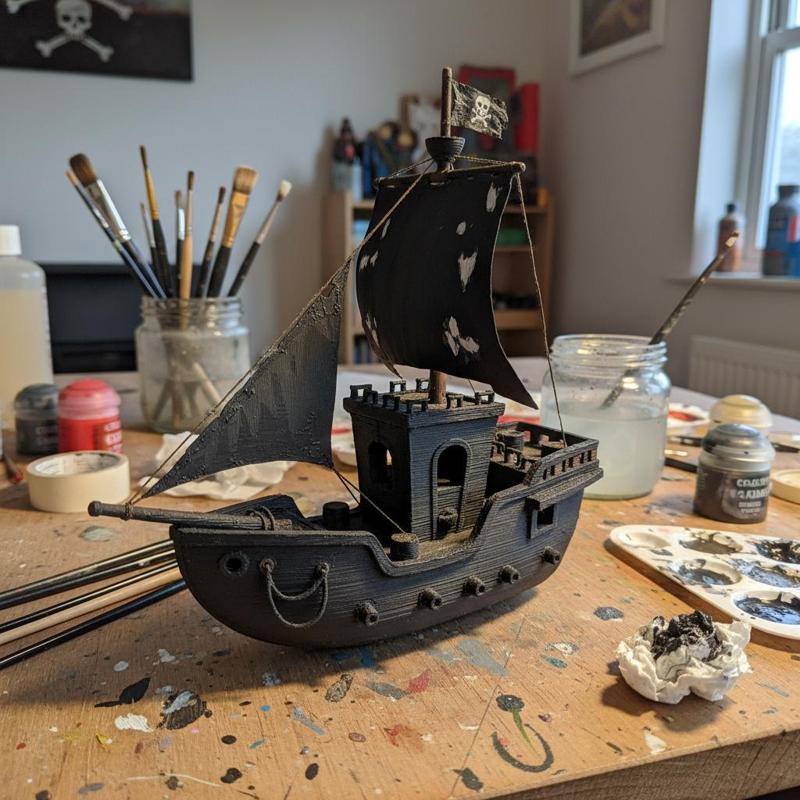 Benchy Black Pearl: sail seas of filament & fear