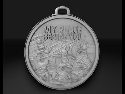 My Place Beside You Keychain -From The Green Ember
