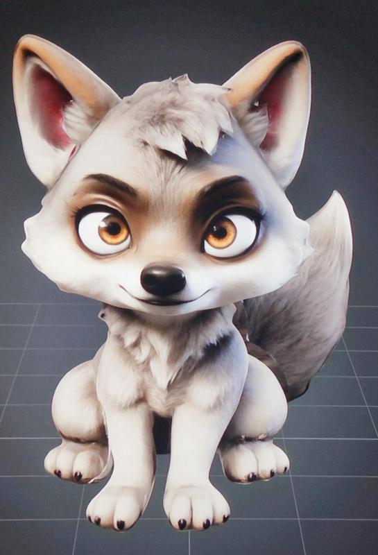 Knops Wolf Teen toy and to collect