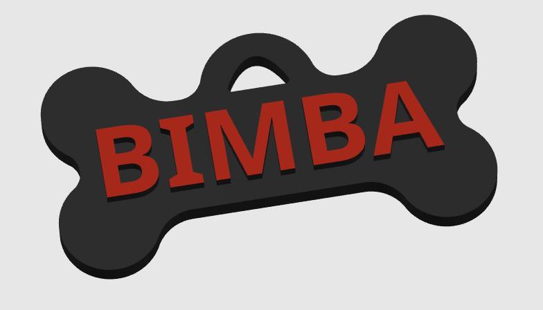 bimba dog tag