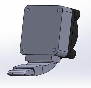 Blowing Position Adjustable Axial Fan Nozzle Cooling 