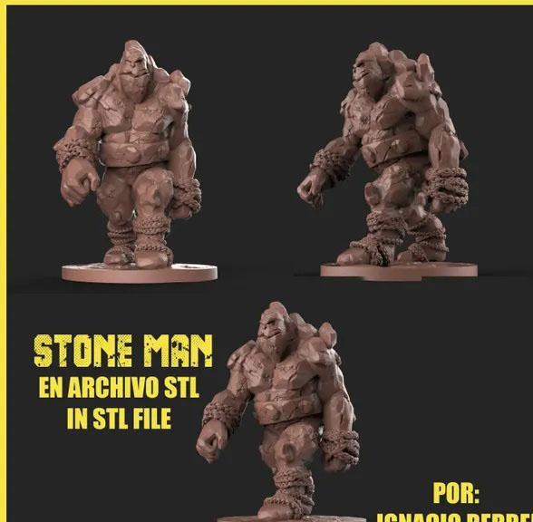 STONE MAN PARA JUEGOS DE ROLL