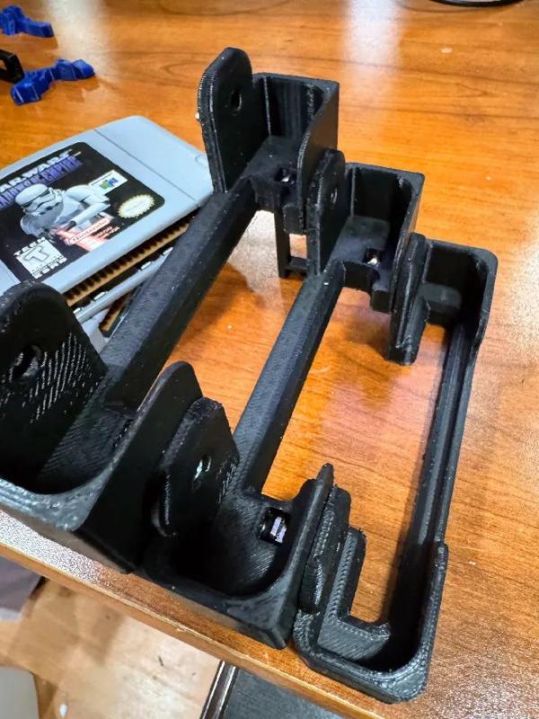 Extension Piece w/ T-Nut slot for N64 (Nintendo 64) Modular cartridge Display stand   