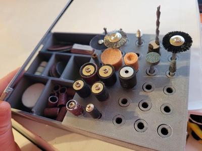 Dremel bit holder
