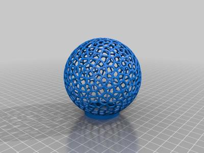 Voronoi Lamp with RGB LED