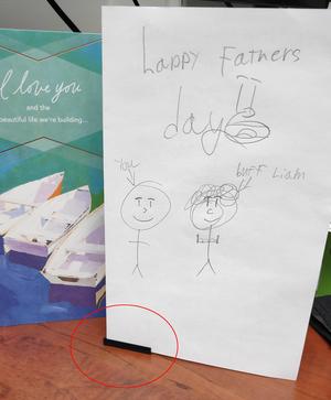 Flimsy Paper Greeting Card Stand